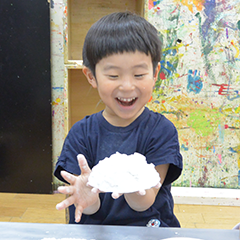 石膏のオブジェ